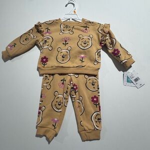 Disney Baby Girls Winnie The Pooh 2-pc. Pant Set